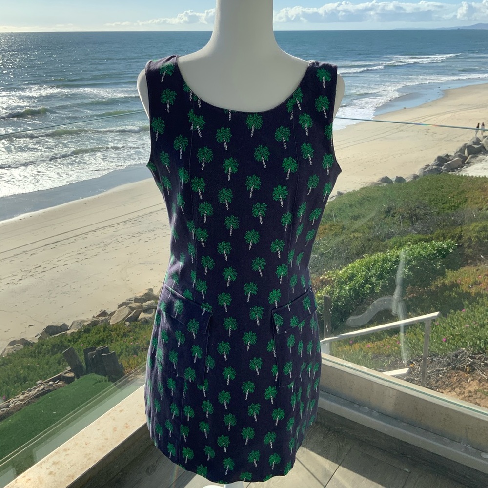 VINTAGE LILY PULITZER.Classic Palm Tree Dress Sz10